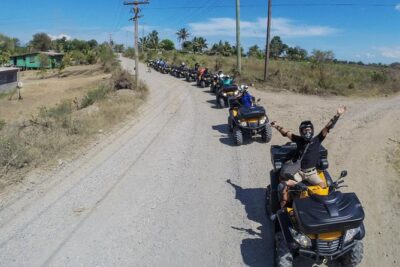 ATV Quad Bike Adventure Tour to Remote Village and School (Departs Nadi)