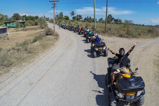 ATV Quad Bike Adventure Tour to Remote Village and School (Departs Nadi) - Climbing through the Nausori Highlands