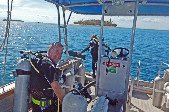 Certified Scuba Diving with Whitetip Marine Adventures team - The Salamander wreck adds a different kind of scenery
