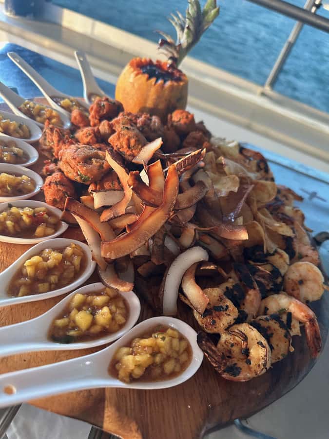 Fiji: Captain Cook Cruises Sunset Dinner Cruise - Setting sail aboard Fini One