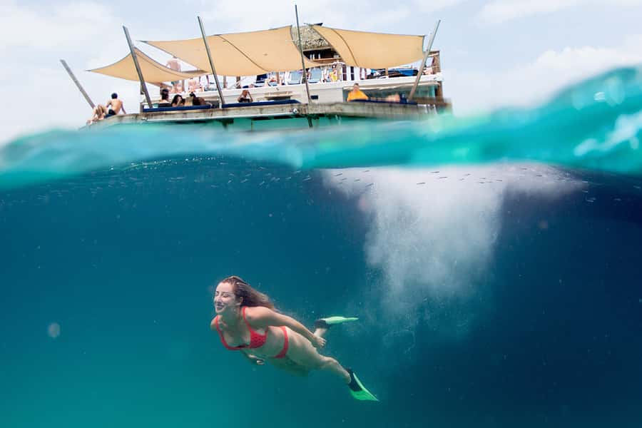 Fiji: Cloud 9 Floating Platform & Water Sports Adventure - Arriving at Fiji’s floating bar and pizzeria