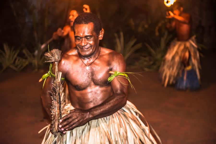 Fiji: Sunset River Cruise & Island Fire Dance Experience - From hotel pickup to the Tuva River