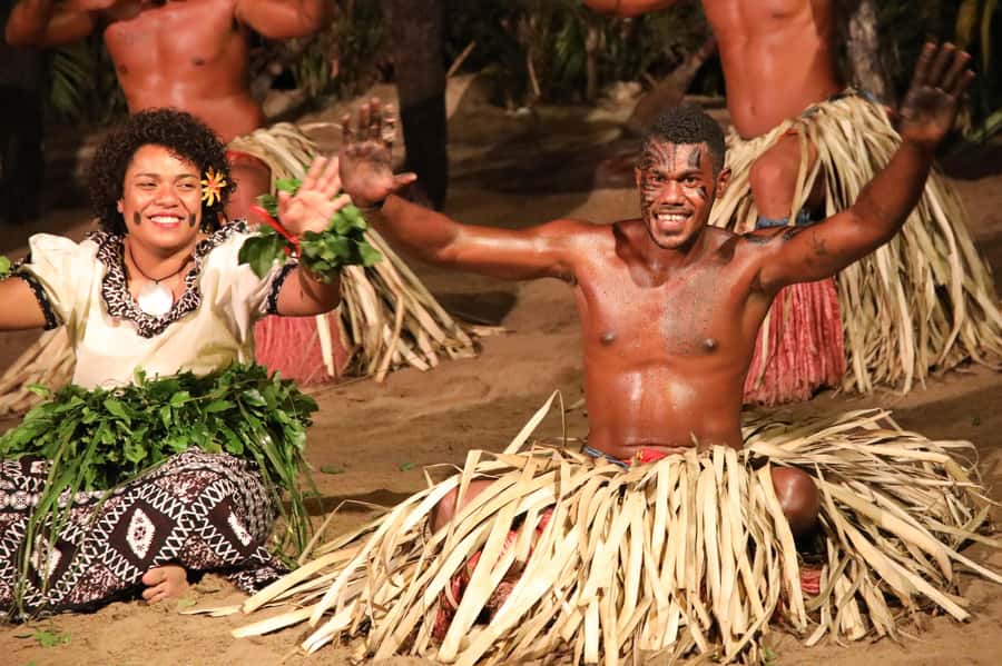 Fiji: Sunset River Cruise & Island Fire Dance Experience - Firewalking before the main show