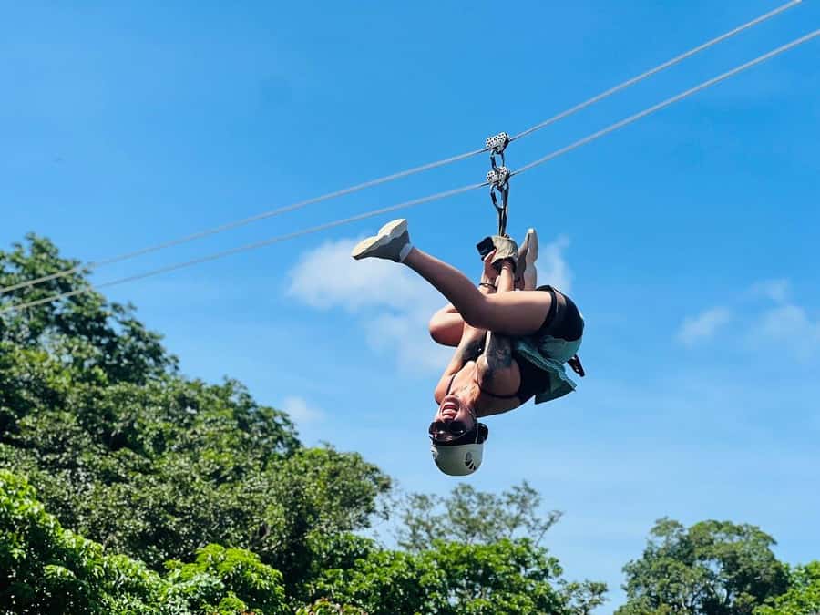 Fiji: Zipline Adventure and Cave Exploration - Climbing into the high rainforest