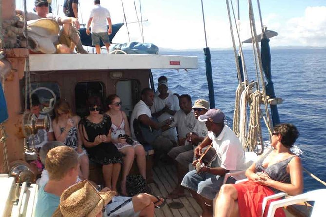 Fijian Islands and Snorkel Full-Day Whales Tale Cruise including Beach BBQ Lunch - The beach barbecue and open drinks