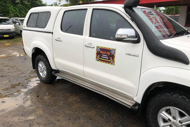 From Nadi Airport Fiji-Denarau Radisson,Wyndham,Sheraton,Westin,Hilton,Palm,Port - Private transport, air conditioning, and group size