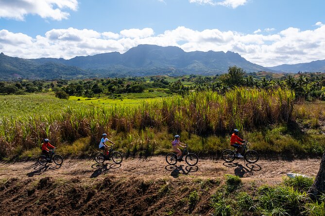 Guided E-bike Tour - Leaving Nadi’s beaches for the Fijian interior