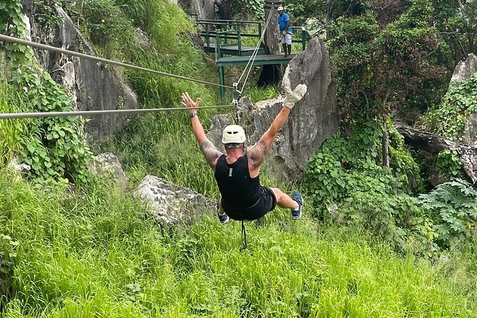 Largest Zipline in South Pacific & Cave Exploration in Nadi - Sixteen cables with speed, height, and plenty of support