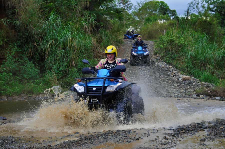 Nadi: Quad Bike ATV Off-Road Adventure Tour with Transfers - Cane fields, mud puddles, and changing track conditions