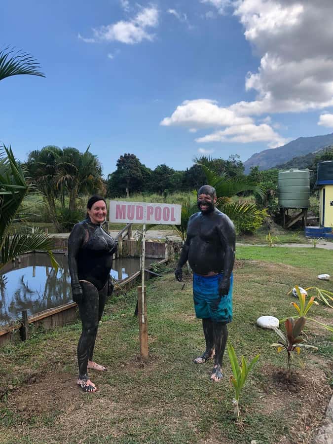 Official: Sabeto Hotspring and Mud Pool Tours & Tickets - The mud pool bath washes it away