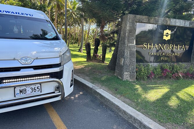 Private Transfer Nadi Airport to or from Hotel or Resort - A private car, not a shared shuttle