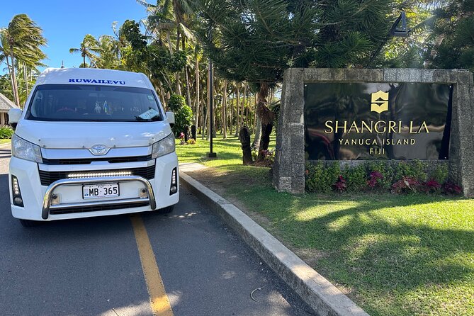 Private Transfer :Nadi Airport to Shangri-La Fijian Resort Yanuca - The Private Vehicle to Yanuca Island