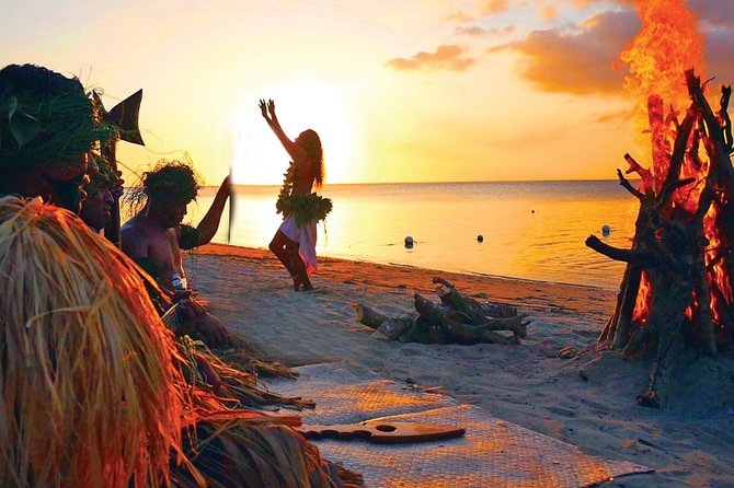 Robinson Crusoe Sunset Cruise Including Dinner, Cultural Show & Transfers - The sunset, bonfire, and island setting