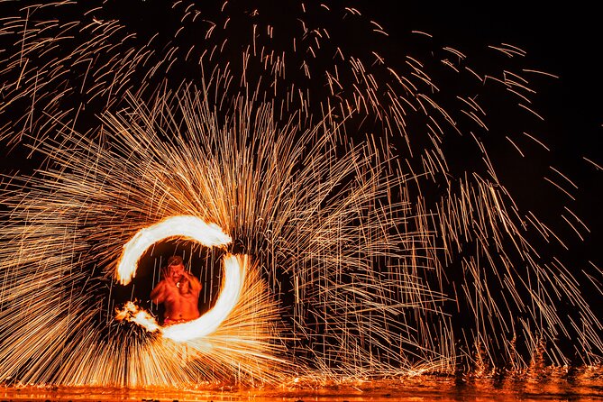 Sunset Cruise with Dinner and Fire Show - The long road to Robinson Crusoe Island