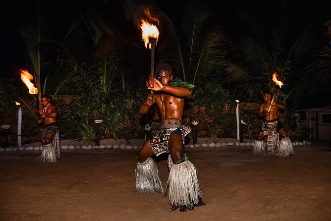 Sunset Cruise with Dinner and Fire Show - The fire and knife performance after dark