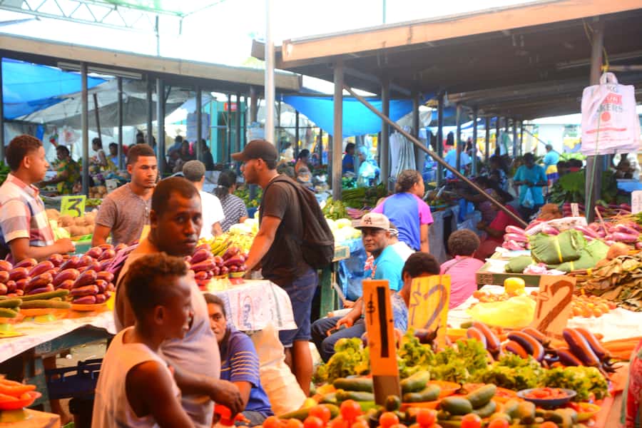Suva: Half Day City Sightseeing Tour - The municipal market: the most everyday part of the route
